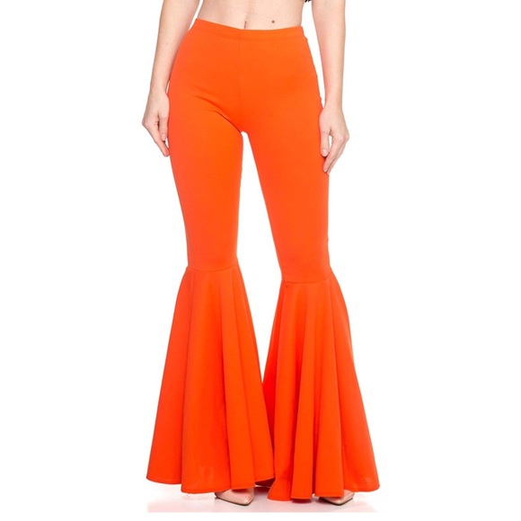 ruffle flare pants